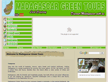 Tablet Screenshot of madagascar-green-tours.com